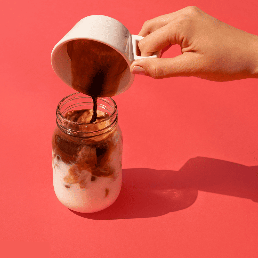 Homemade iced latte | Organic espresso