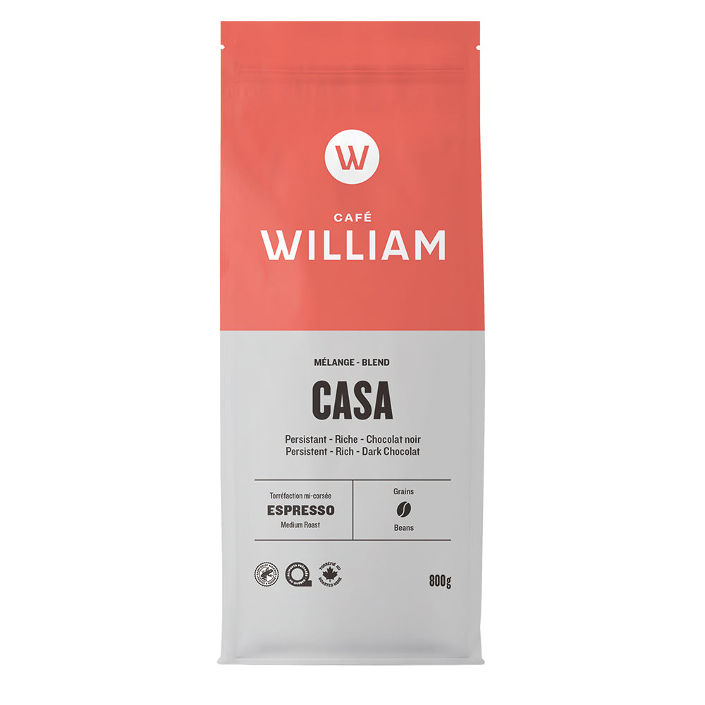 Espresso Casa Coffee - Balanced and Smooth Blend | Café William