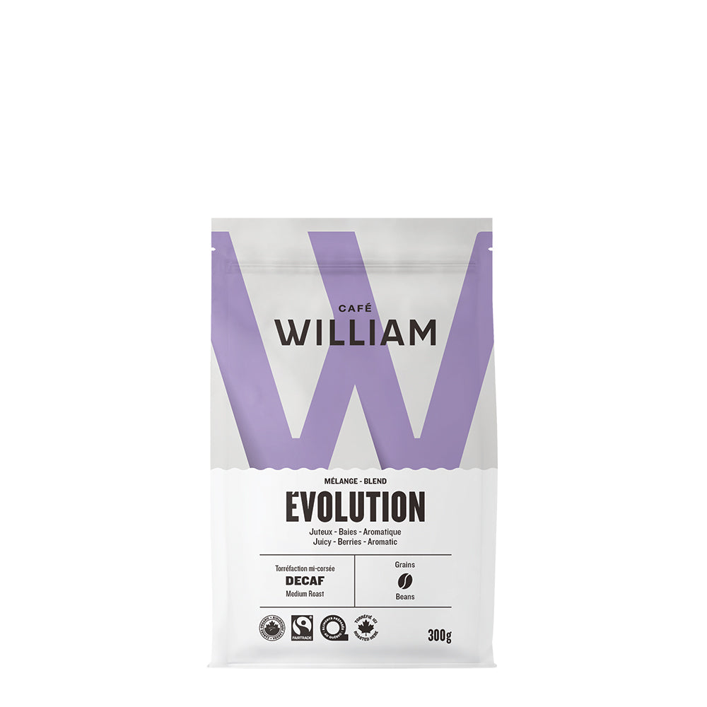 EVOLUTION Swiss Water Decaf Coffee - Bright Flavours | Café William