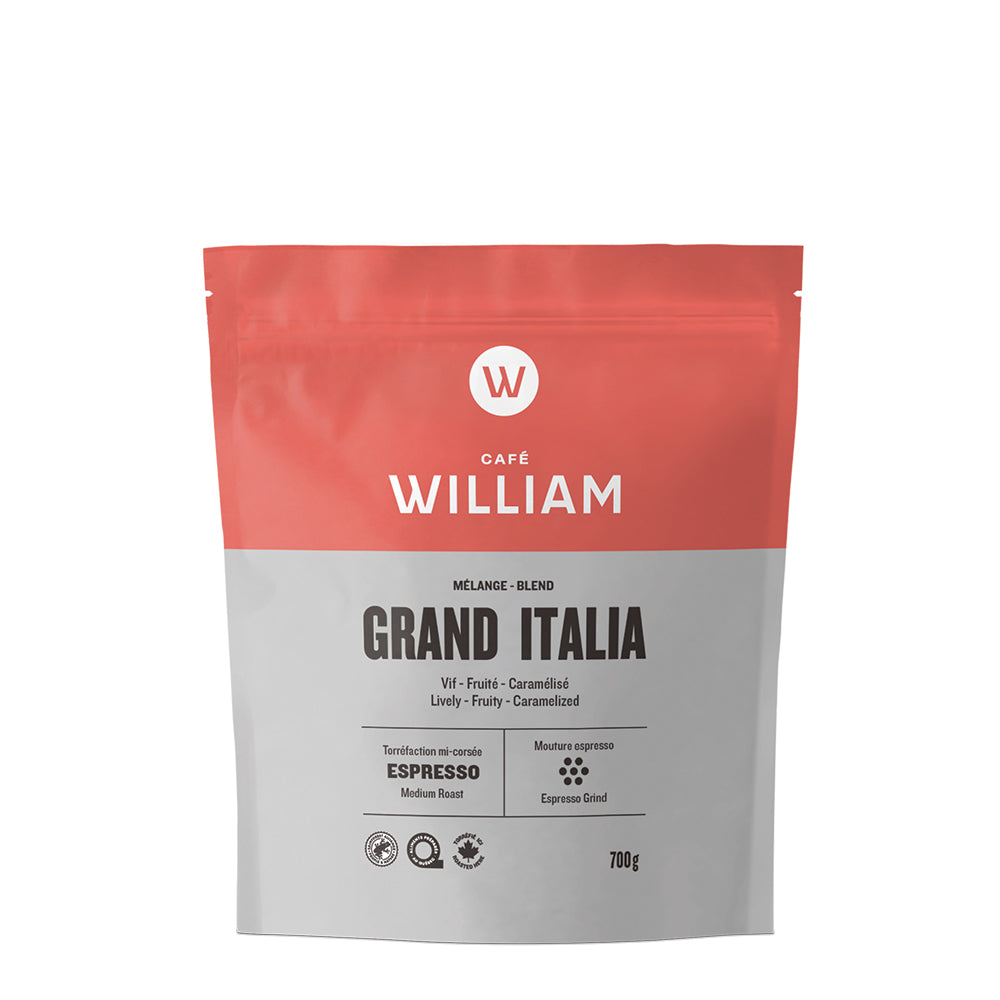 Grand Italia: Traditional Espresso - Beans or Ground | Café William