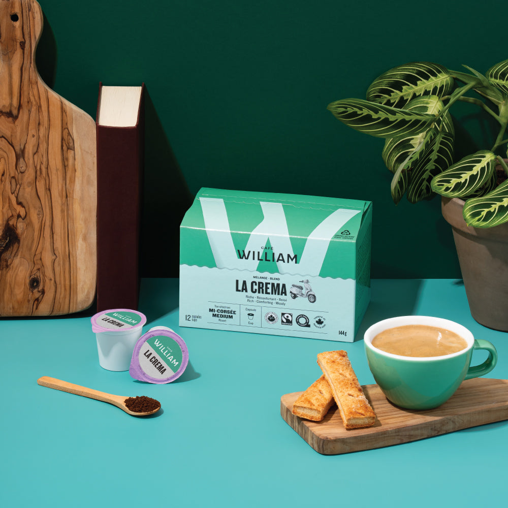 La Crema Coffee K-Cup - Organic and Fair Trade | Café William