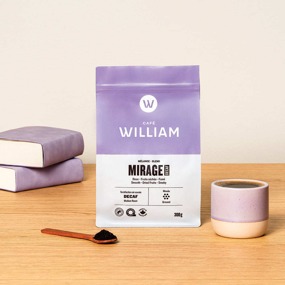 MIRAGE - Smooth Decaf Medium Roast Coffee | Café William