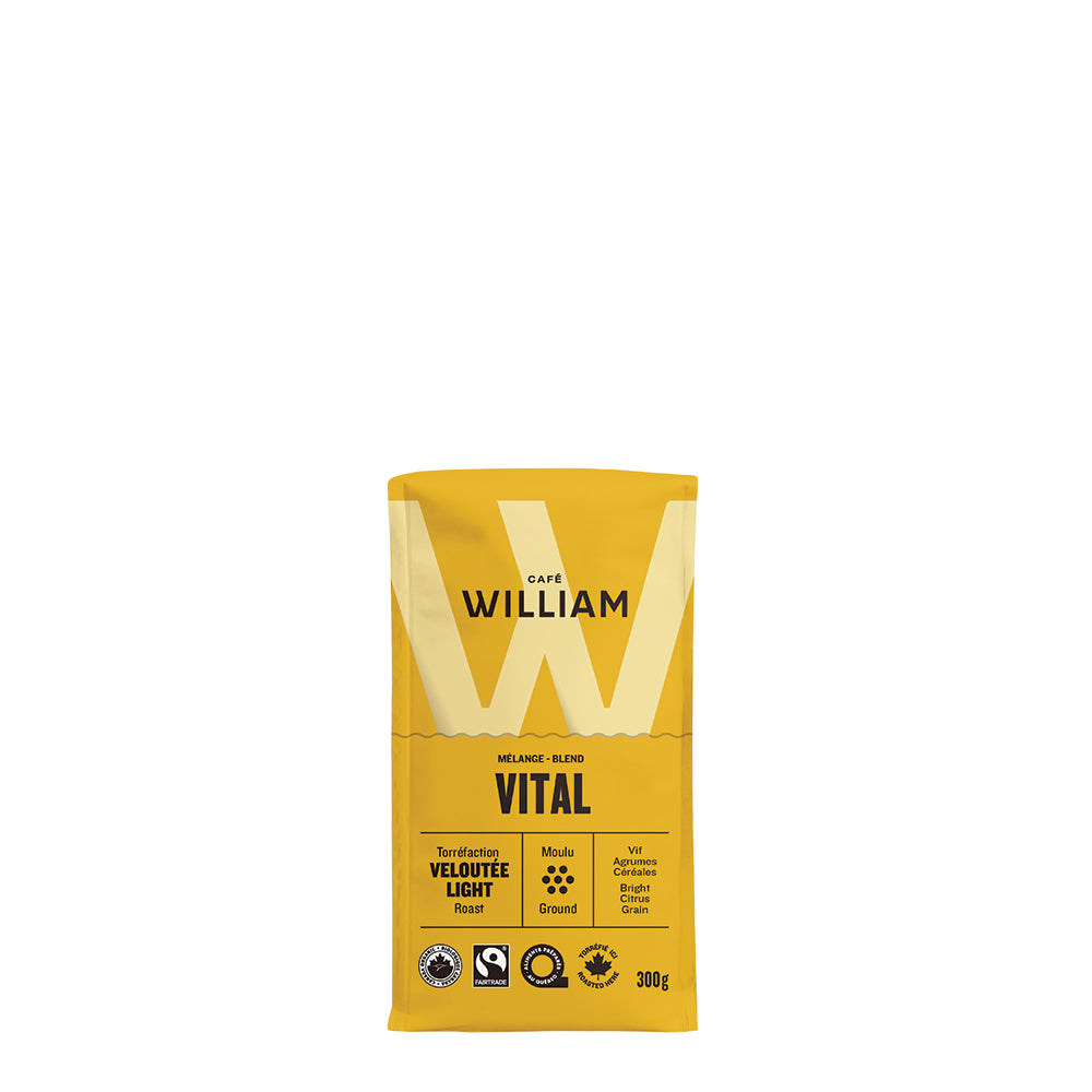 VITAL - Organic & Fair Trade Light Roast Coffee | Café William