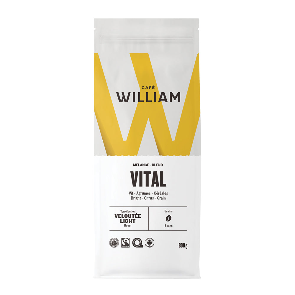 VITAL - Organic & Fair Trade Light Roast Coffee | Café William