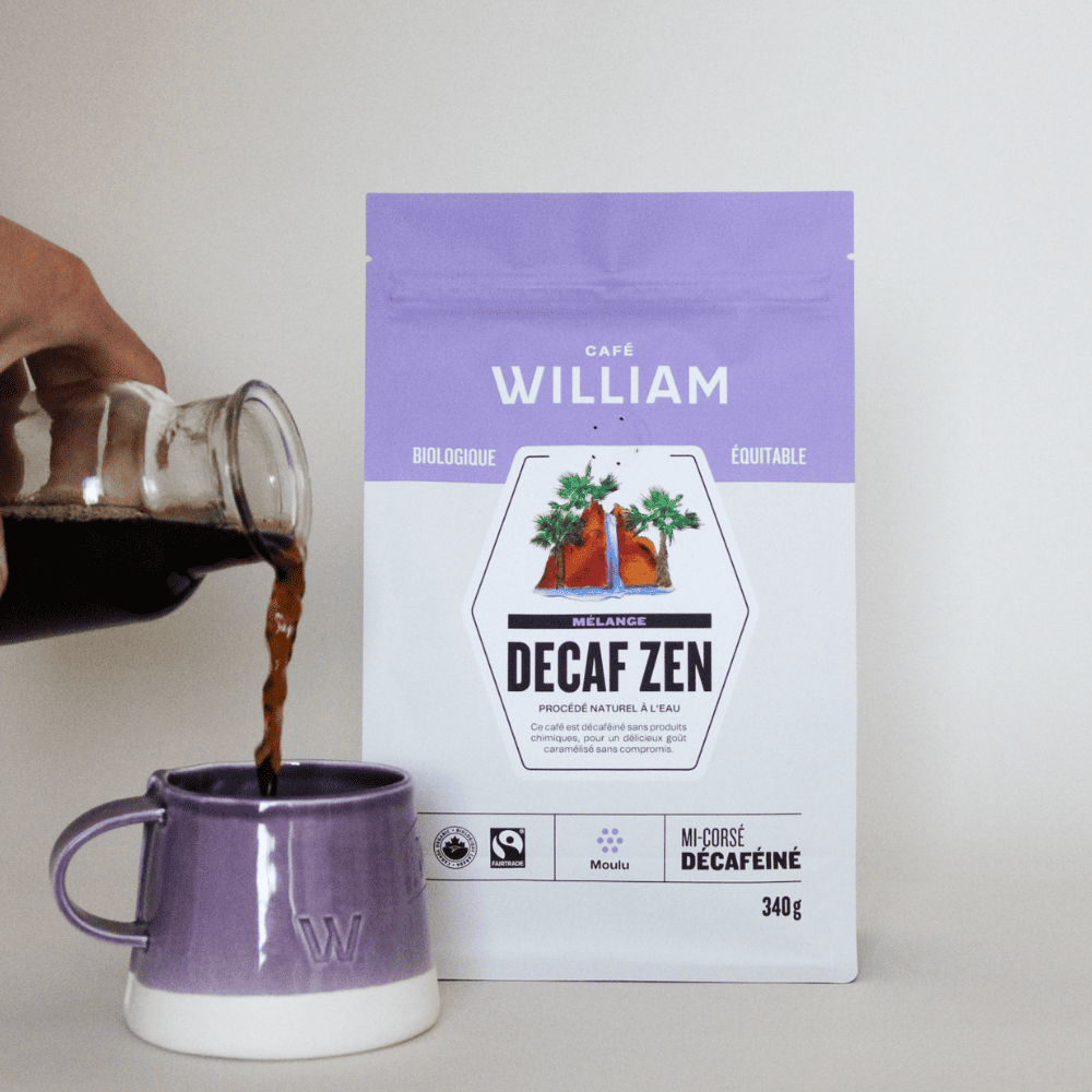 Does decaffeinated coffee contain chemicals?