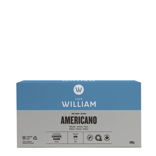 Americano K-Cup Pods - Dark Roast Coffee | Café William