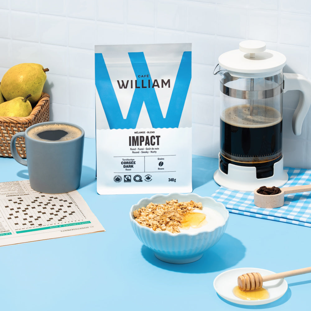 IMPACT - Organic & Fair Trade Dark Roast Coffee | Café William