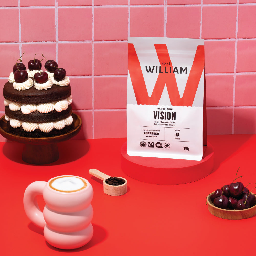 VISION - Organic & Fair Trade Espresso Coffee | Café William
