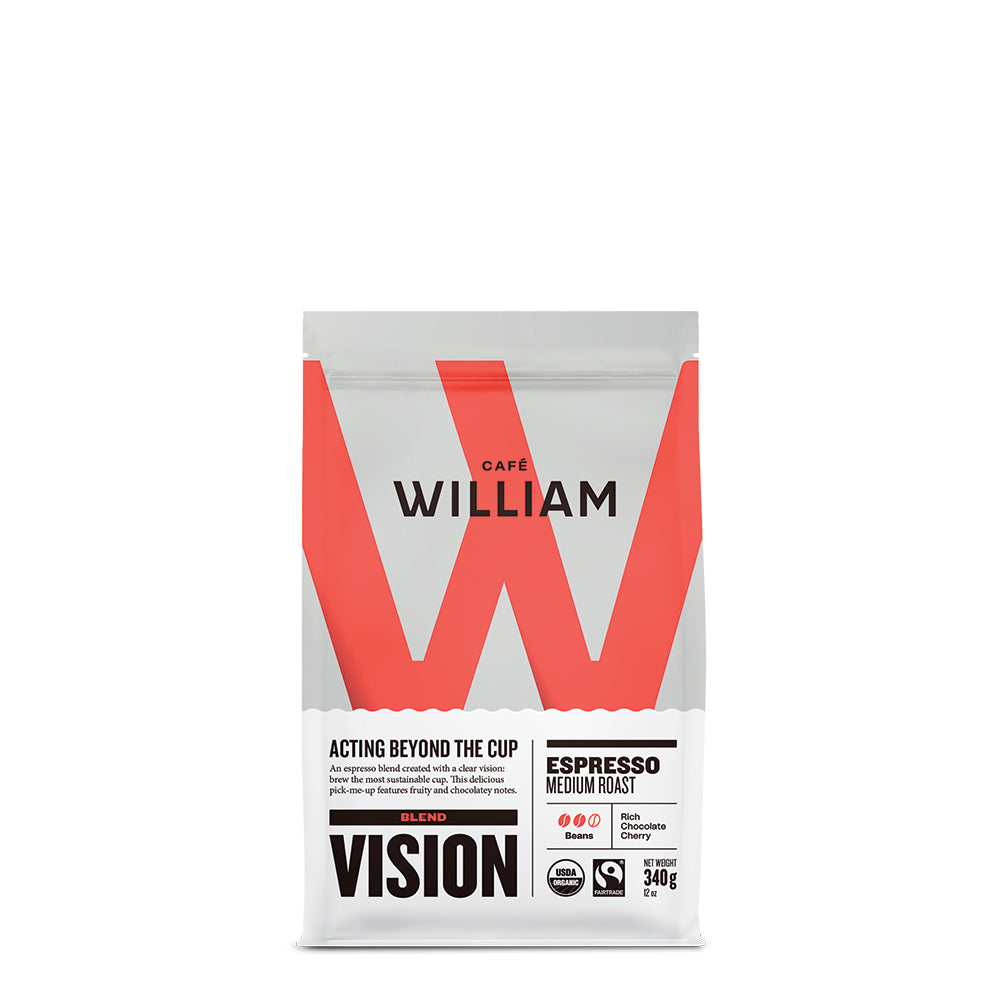 コーヒー willam VISION - Organic & Fair Trade Espresso Coffee | Cafe William