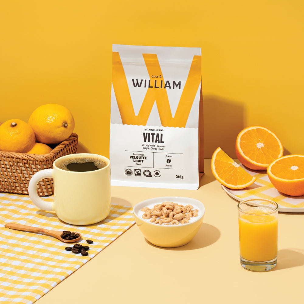 VITAL - Organic & Fair Trade Light Roast Coffee | Café William