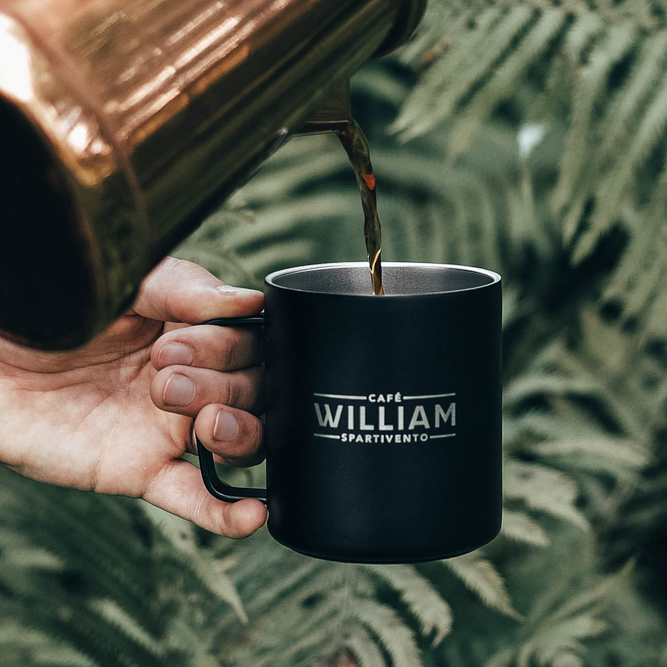 Tasse camping noir